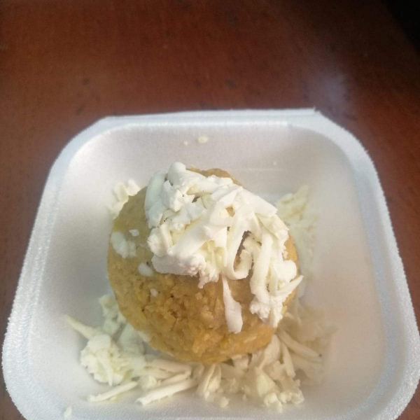 Bolón con queso o huevo